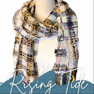 Rising Tide Scarf Cream and Pantone Box Pattern
